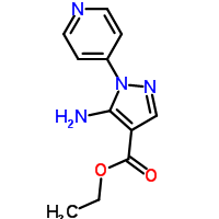 1H-Pyrazole-4-carboxylic acid,5-amino-1-(4-pyridinyl)-,ethyl ester